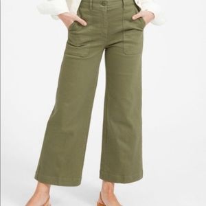 Everlane Wide Leg Crop Pants